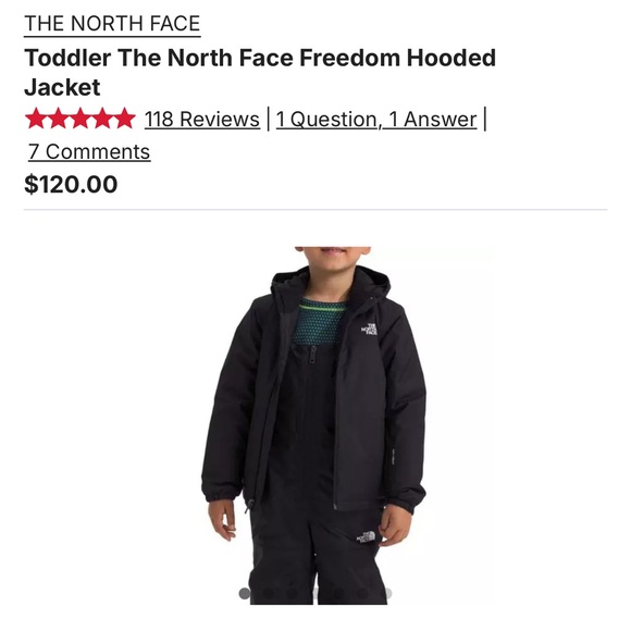 The North Face Freedom Hooded Jacket 2T - Picture 2 of 8